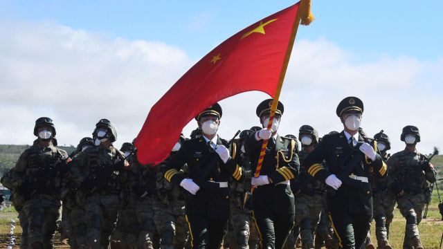 Военнослужащие КНР на учениях "Восток-2022"