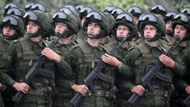 Военнослужащие на совместных стратегических учениях Белоруссии и России