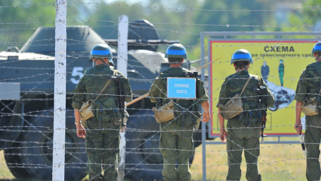 Военнослужащие принимают участие в учениях Оперативной группы российских войск в Приднестровском регионе Республики Молдавия