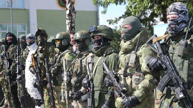 Военнослужащие спецназа белорусской армии