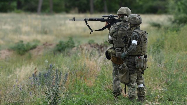 Военнослужащие ВС РФ во время специальной военной операции на Украине