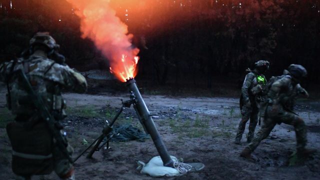 Военнослужащие ВС России во время спецоперации на Украине