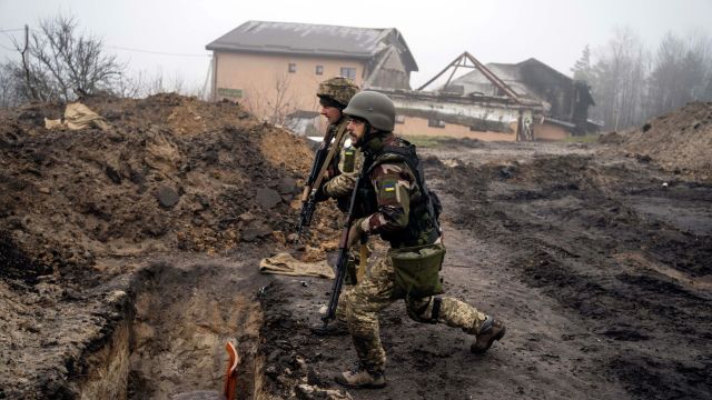 Военнослужащие ВСУ в Киевской области