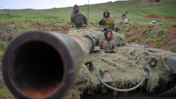 Военнослужащие армии обороны Нагорного Карабаха