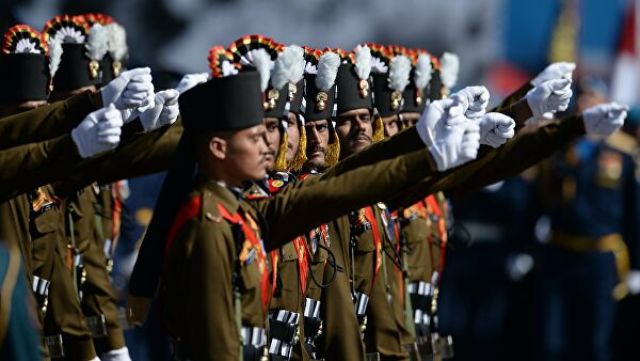 Военнослужащие гренадерского полка Вооруженных сил Индии