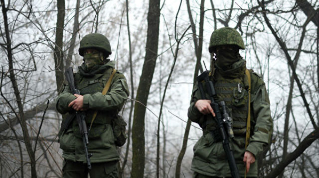 Военнослужащие в Донбассе