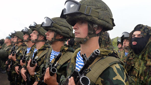 Военнослужащие во время совместных стратегических учений вооруженных сил Республики Белоруссия и Российской Федерации Запад-2017. 20 сентября 2017