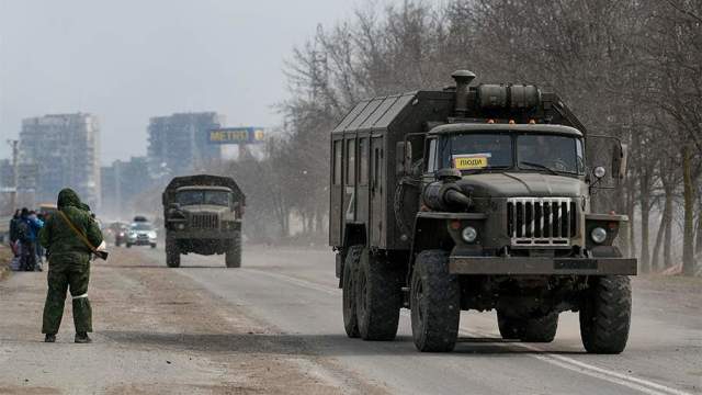 Военнослужащие ВС РФ во время проведения спецоперации на Украине