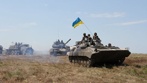 Военнослужащие ВСУ на востоке Украины. Архивное фото