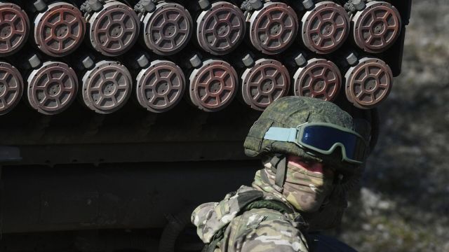 Военнослужащий Вооруженных сил России в зоне спецоперации