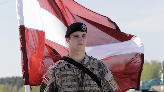 Военнослужащий ВС Латвии