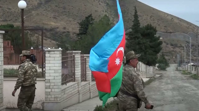 Военные Азербайджана в селе Талыш, Нагорный Карабах