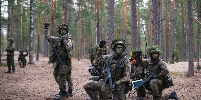 Военные учения в Финляндии. 19 мая 2022 года