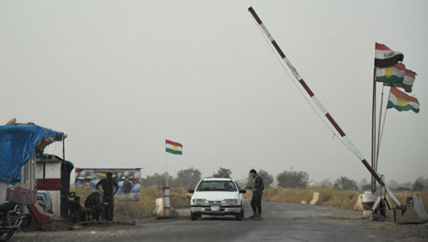 Вооруженные силы Иракского Курдистана в провинции Киркук в Ираке. Архивное фото