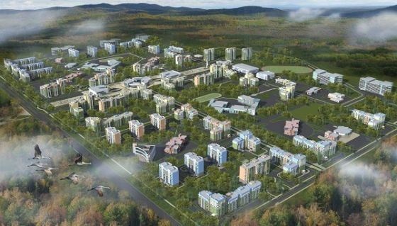 Новый город вблизи российского космодрома "Восточный"