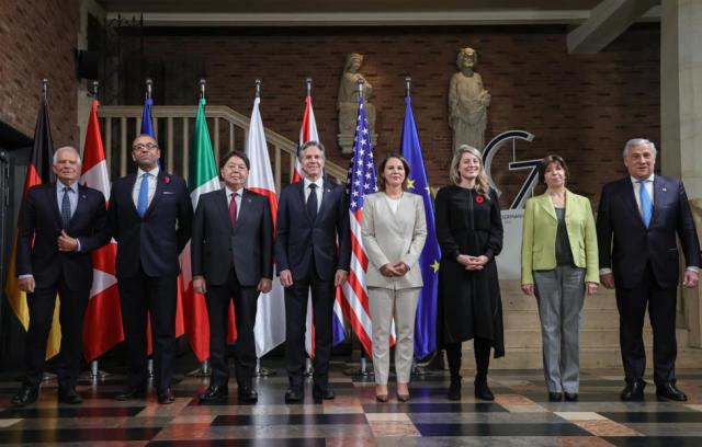 Встреча глав МИД G7 в Мюнстере
