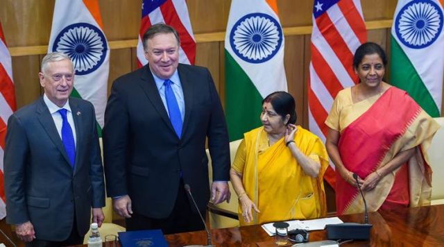 Встреча министров США и Индии