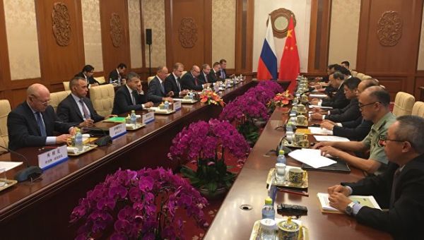 Встреча с участием Николая Патрушева в Пекине. 26 июля 2017
