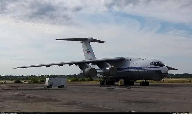 Второй построенный в 2020 году на АО "Авиастар-СП" военно-транспортный самолет Ил-76МД-90А (заводской номер 0204, регистрационный номер RF-78659) до начала летных испытаний. Ульяновск, июль 2020 года