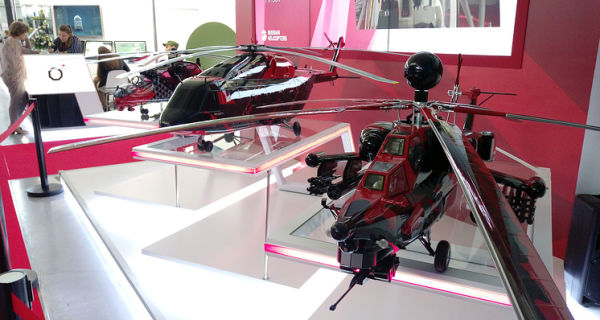 Выставочный стенд холдинга "Вертолеты России"