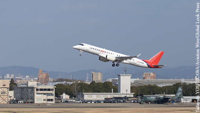 Японский лайнер SpaceJet останется на этапе испытательных полетов