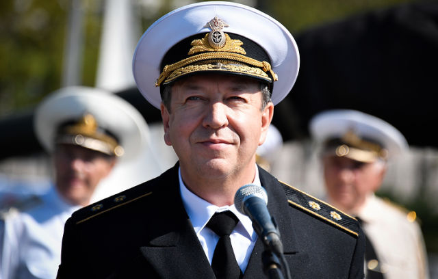 Заместитель главнокомандующего ВМФ России вице-адмирал Александр Федотенков