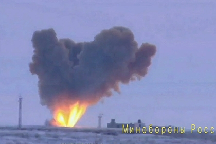 Запуск ракеты комплекса «Авангард» из позиционного района Домбаровский в Оренбургской области