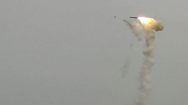 Запуск ракеты "Оникс" по цели в Одесской области