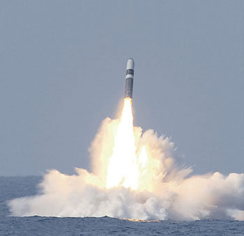 Запуск американской ракеты Trident. Фото с сайта lockheedmartin.com