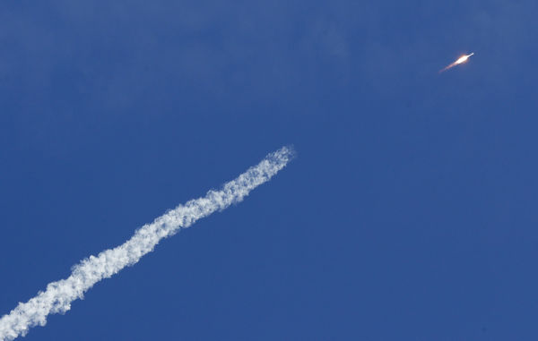 Запуск космического аппарата на ракете-носителе "Союз-2.1б"