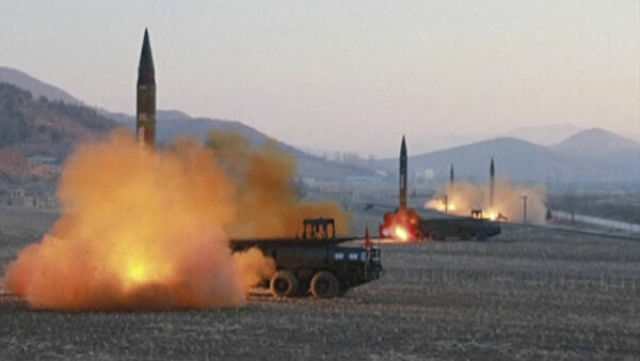 Запуск ракет в КНДР