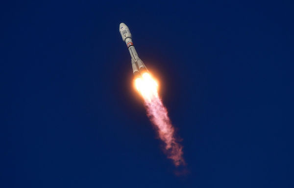 Запуск ракеты-носителя "Союз-2.1б"