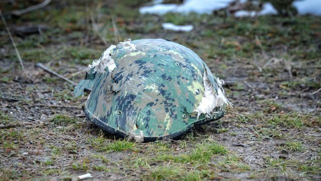 Защитный шлем военнослужащего