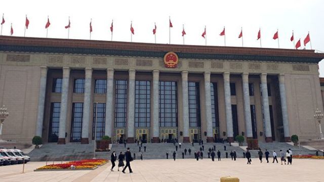 Здание китайского парламента в Пекине