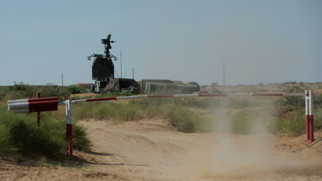 Зенитно-ракетная система перед боевыми стрельбами