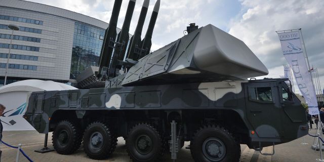 Зенитный ракетный комплекс Бук-М2 . Пусковые установки Бук используются в американо-украинской программе FrankenSAM