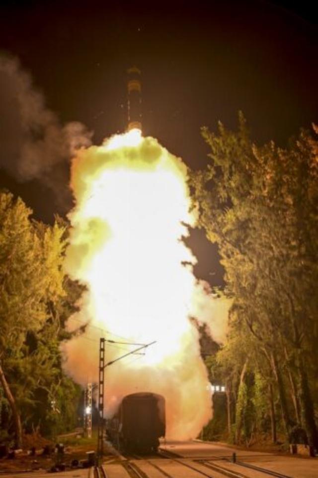 Железнодорожный старт БРСД «Агни-Прайм». ООИР Индии