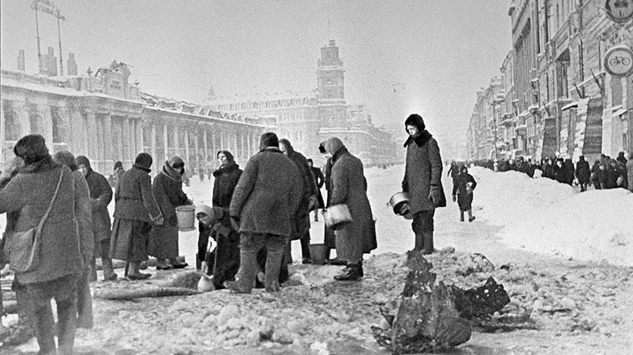 Жители блокадного ленинграда фото